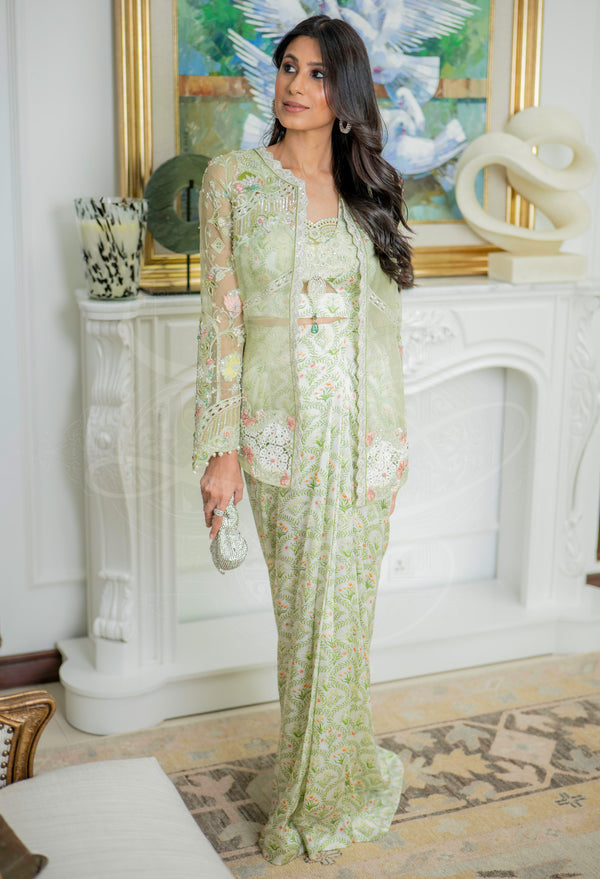 Layla Chatoor | Luxury Pret | Elara - Luxury Dress - available at Maria Faisal in UK and USA.