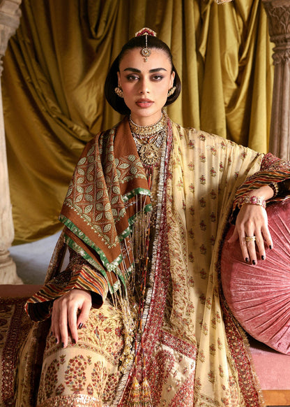 Hussain Rehar | Luxury Pret AW 25 | Marigale - Formal Dress - available at Maria Faisal in UK and USA.
