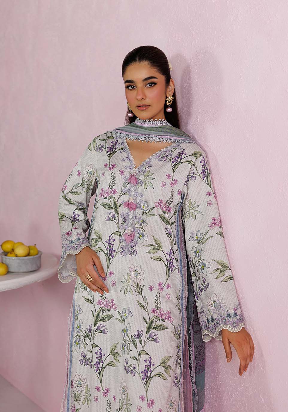 Zarqash | RimJhim The Moonsoon Edit 26 | AFSOON ZQ002 - Casual Dress - available at Maria Faisal in UK and USA.