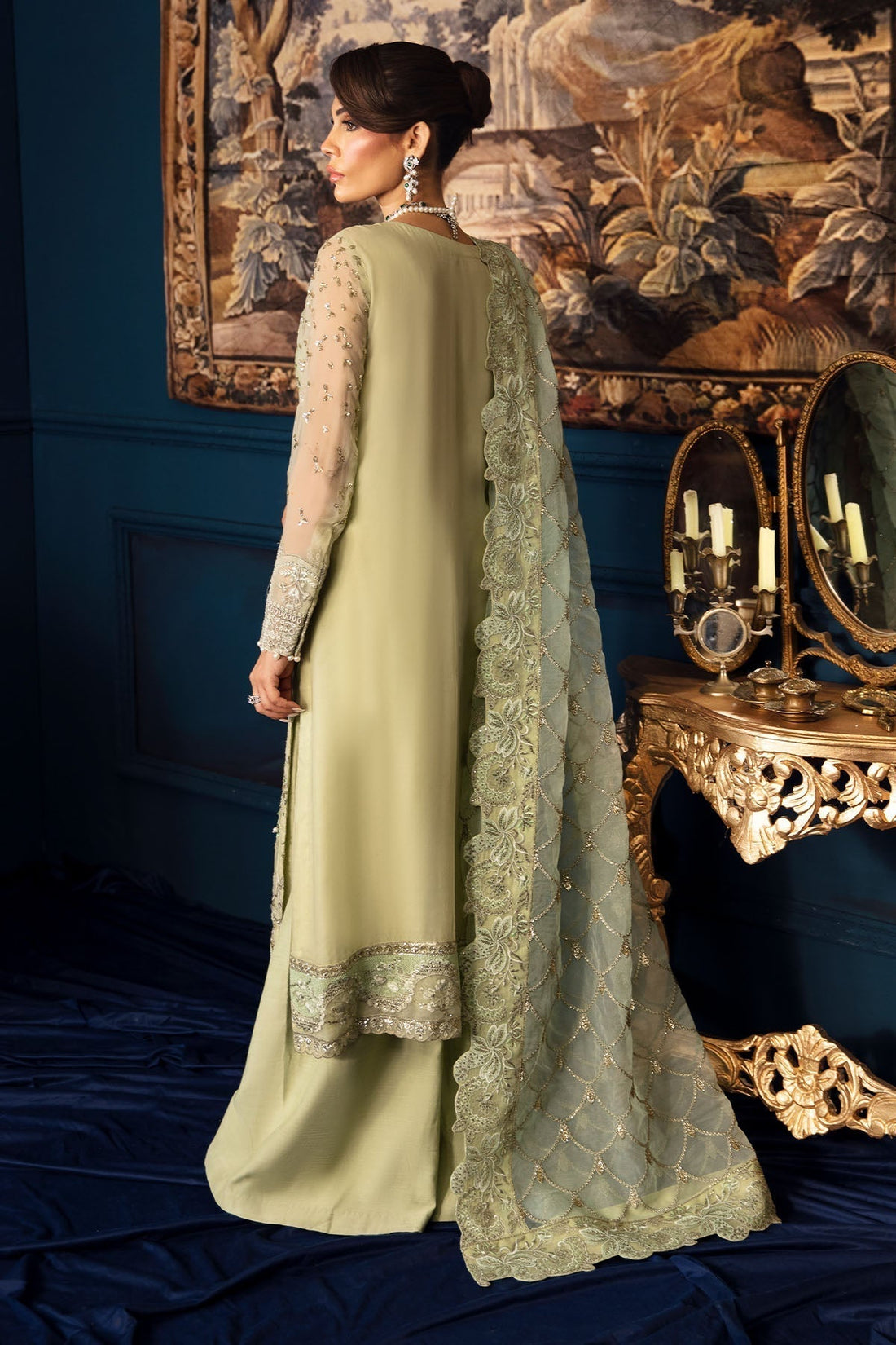 Nureh | Elanora Formal 24 | NEL-50-Meadow - Ladies Clothes - Maria Faisal