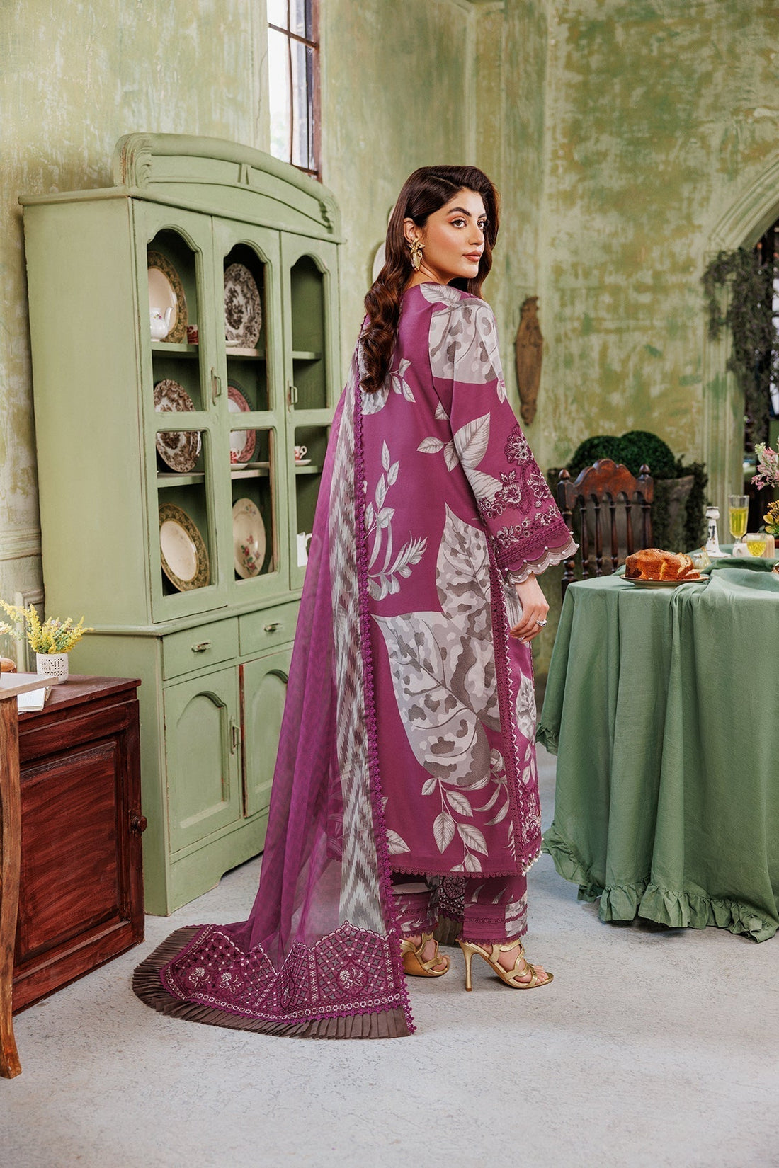 Alizeh | Maahi Vol 2 | AF-EPL-7015-NEHAL - Designer Dress with Intricate embroidery and embellishments. Shop elegent wedding dress at Maria Faisal.