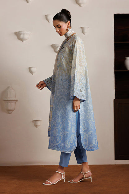 Baroque | Luxury Summer Pret | UF-4524 - Luxury Dress - available at Maria Faisal in UK and USA.