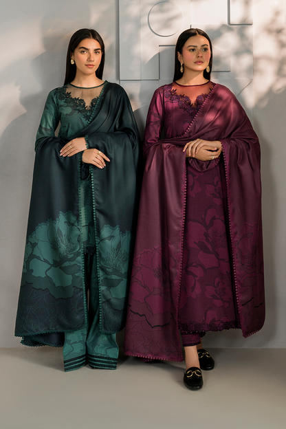 Iznik | Exclusive Winter | UE-351 - Ladies Clothes - Maria Faisal