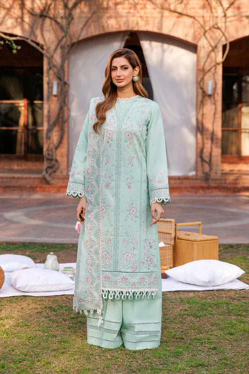 Farasha | Kaavish Lawn 24 | WHISPER MINT - Waniyas