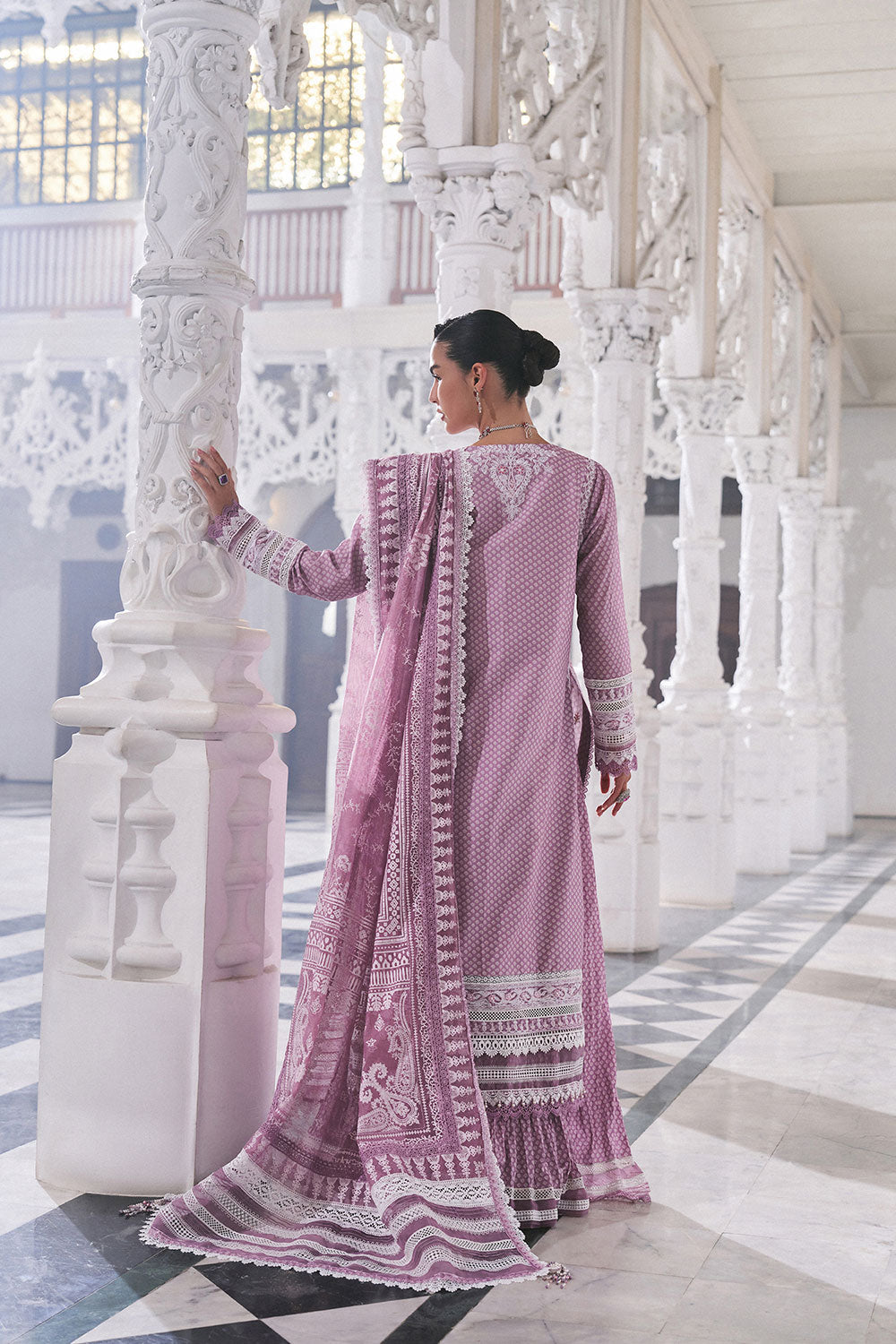 Sobia Nazir | Luxury Lawn Eid 26 | 11B - Luxury Dress - available at Maria Faisal in UK and USA.
