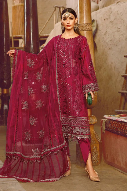 Maria B | Luxury Lawn | D-2311-B - Ladies Clothes - Maria Faisal