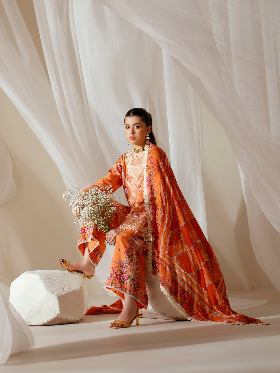 Bin Ilyas | Eres Bonita Viscose 25 | 1101-A - Ladies Clothes - Maria Faisal