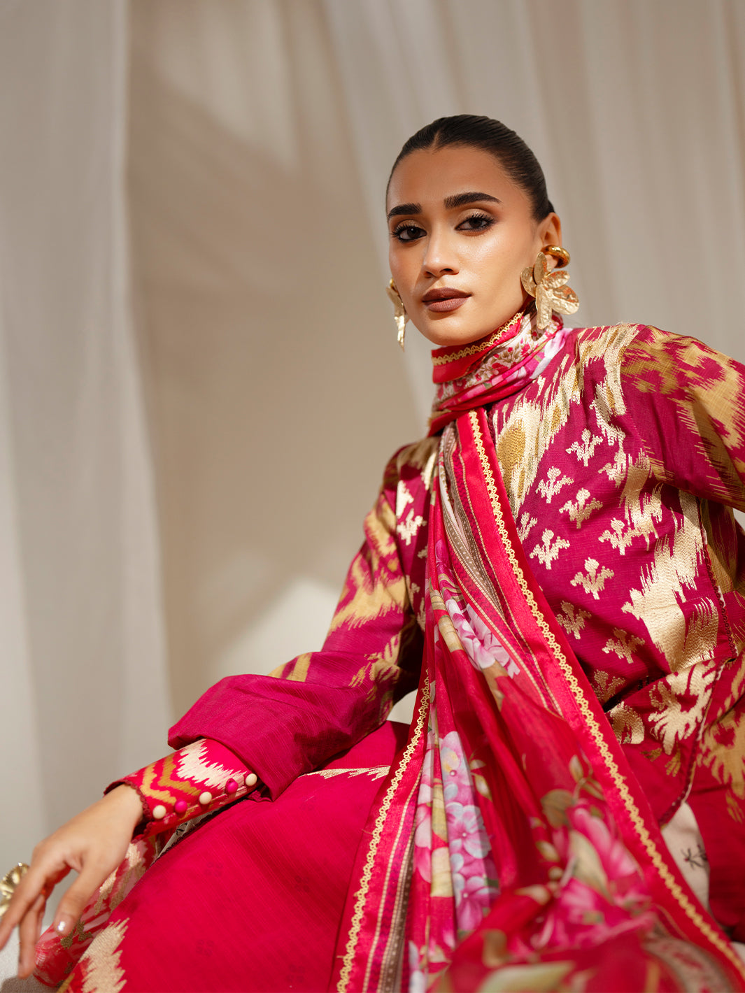 Bin Ilyas | Eres Bonita Viscose 25 | 1102-A - Ladies Clothes - Maria Faisal