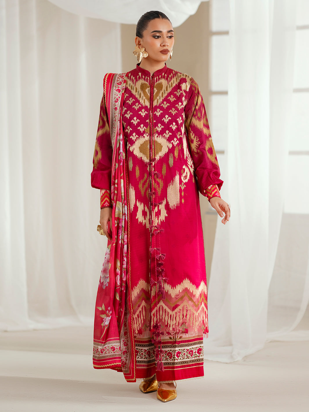 Bin Ilyas | Eres Bonita Viscose 25 | 1102-A - Ladies Clothes - Maria Faisal