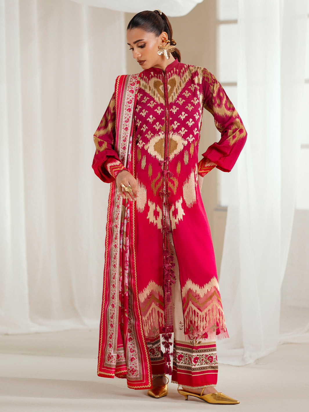 Bin Ilyas | Eres Bonita Viscose 25 | 1102-A - Ladies Clothes - Maria Faisal