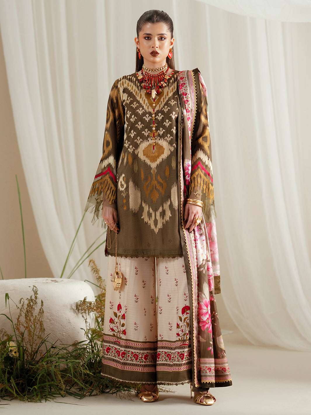 Bin Ilyas | Eres Bonita Viscose 25 | 1102-B - Ladies Clothes - Maria Faisal