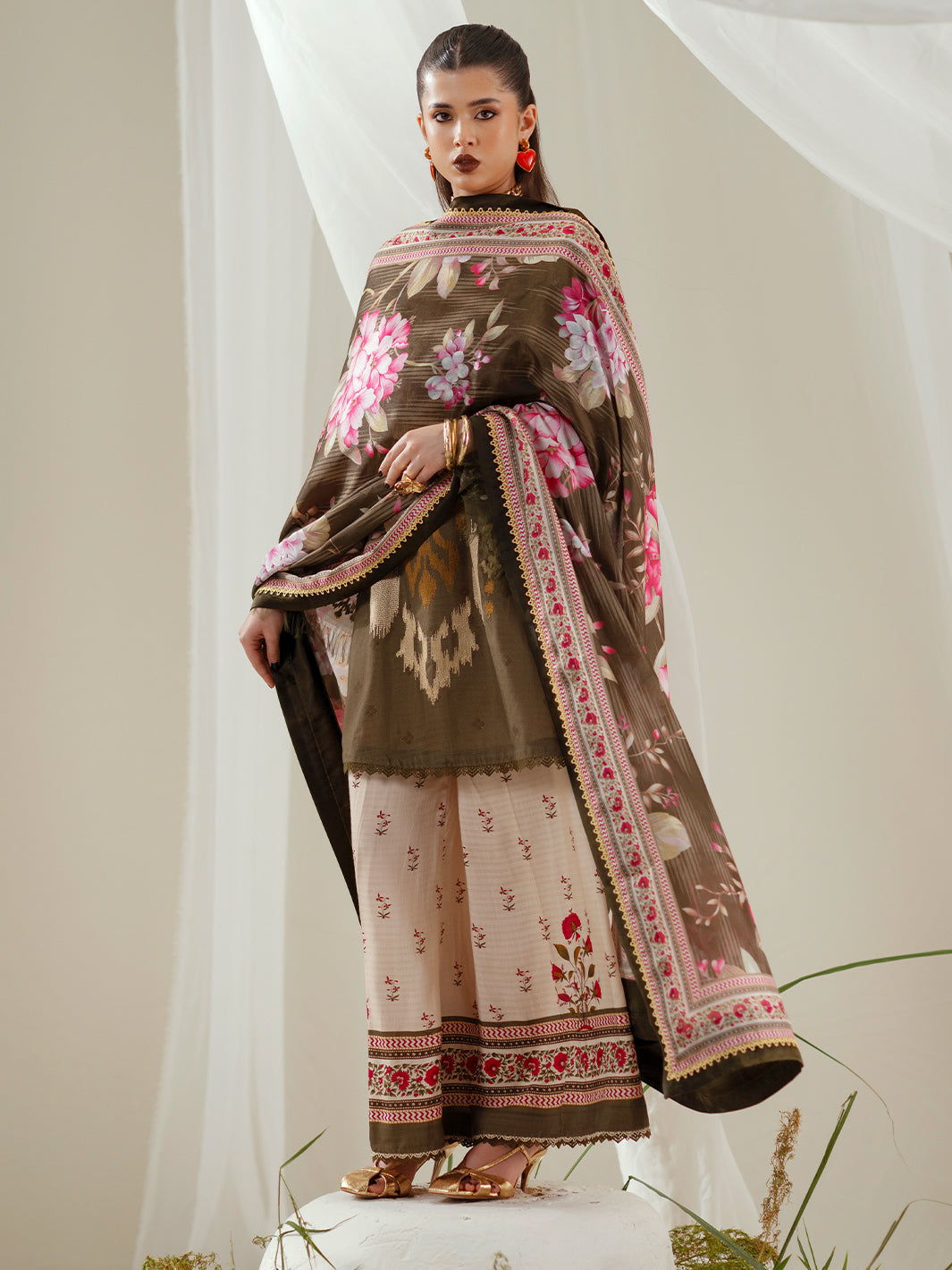 Bin Ilyas | Eres Bonita Viscose 25 | 1102-B - Ladies Clothes - Maria Faisal