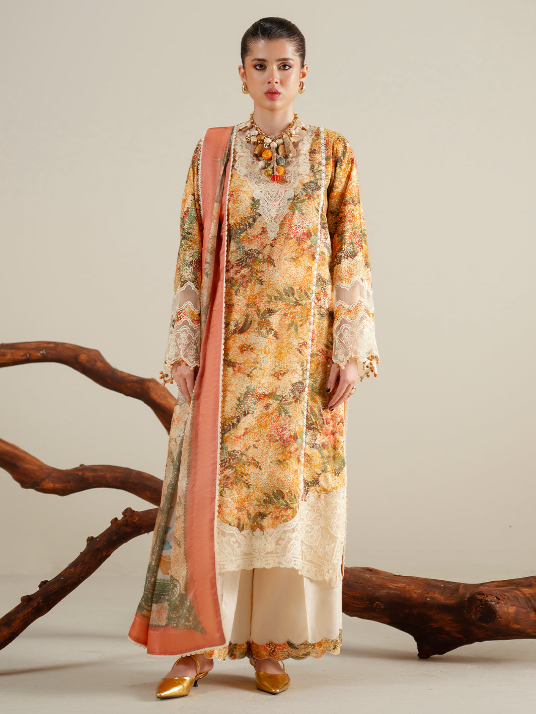 Bin Ilyas | Eres Bonita Viscose 25 | 1104-A - Ladies Clothes - Maria Faisal