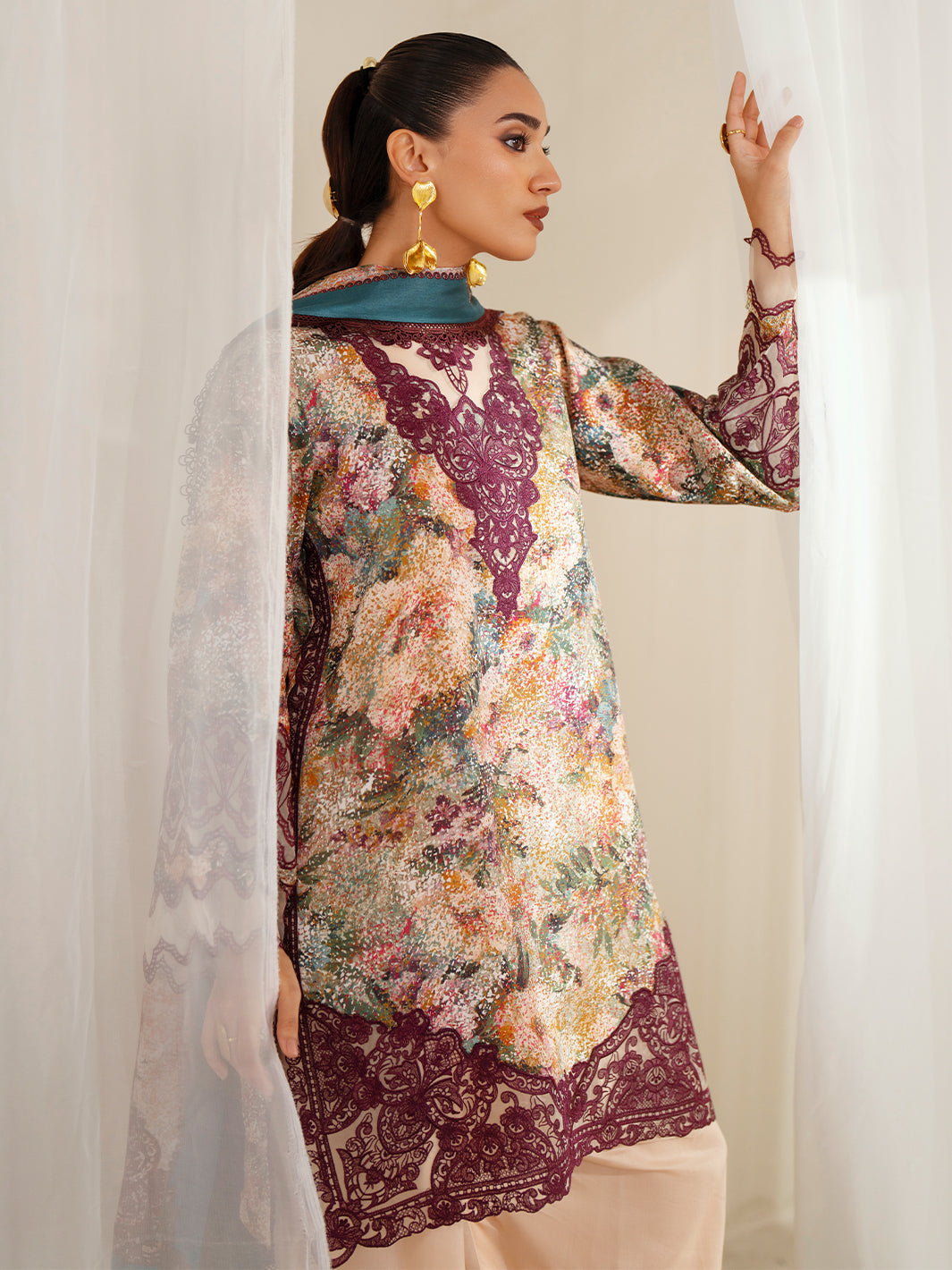 Bin Ilyas | Eres Bonita Viscose 25 | 1104-B - Ladies Clothes - Maria Faisal
