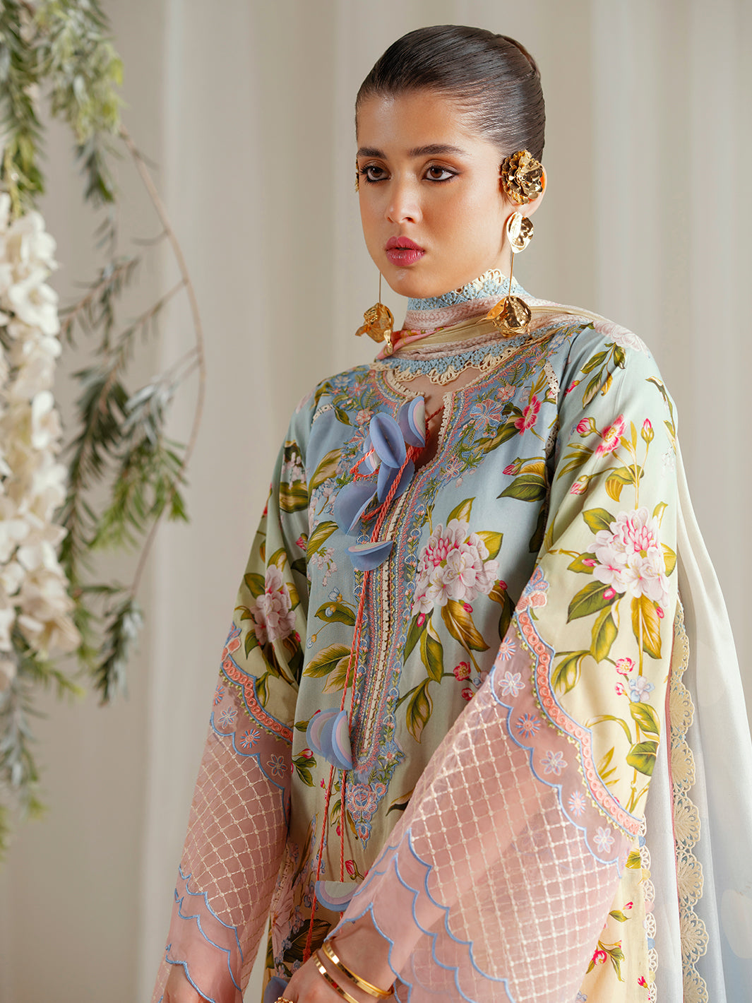 Bin Ilyas | Eres Bonita Viscose 25 | 1105-A - Ladies Clothes - Maria Faisal