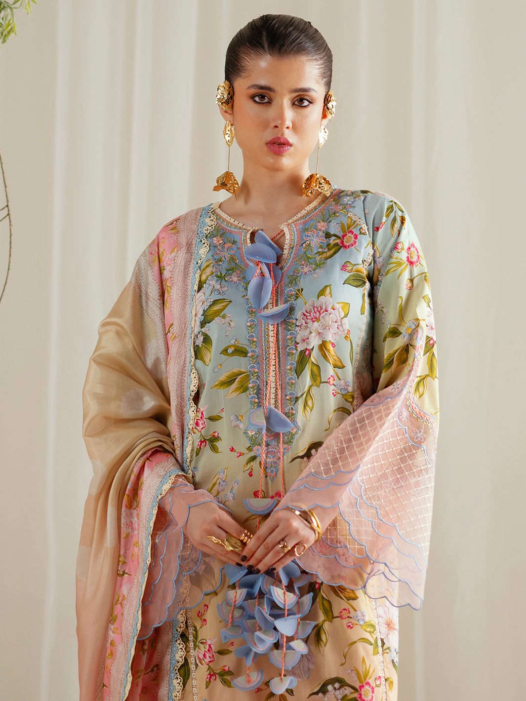 Bin Ilyas | Eres Bonita Viscose 25 | 1105-A - Ladies Clothes - Maria Faisal