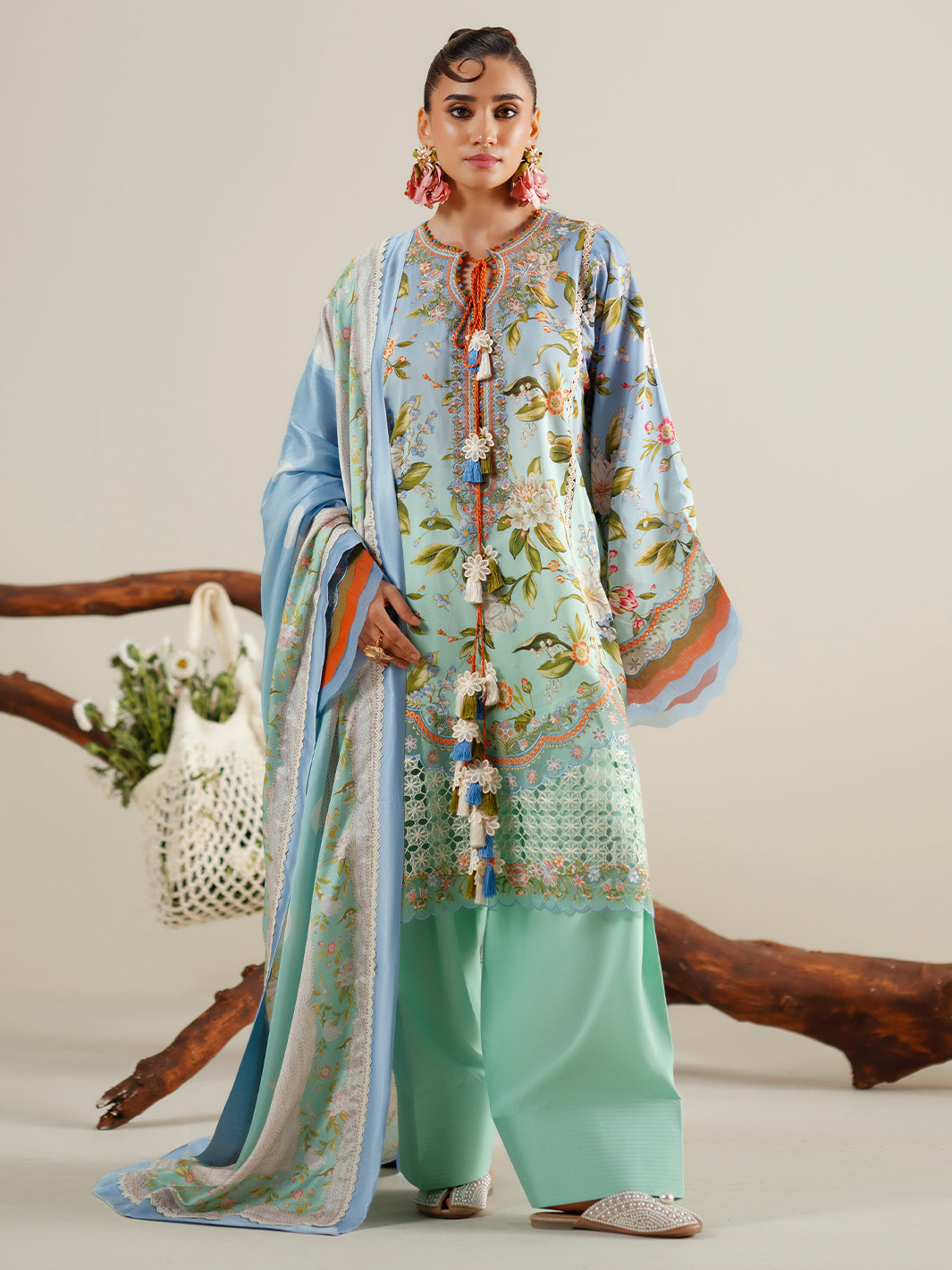 Bin Ilyas | Eres Bonita Viscose 25 | 1105-B - Ladies Clothes - Maria Faisal
