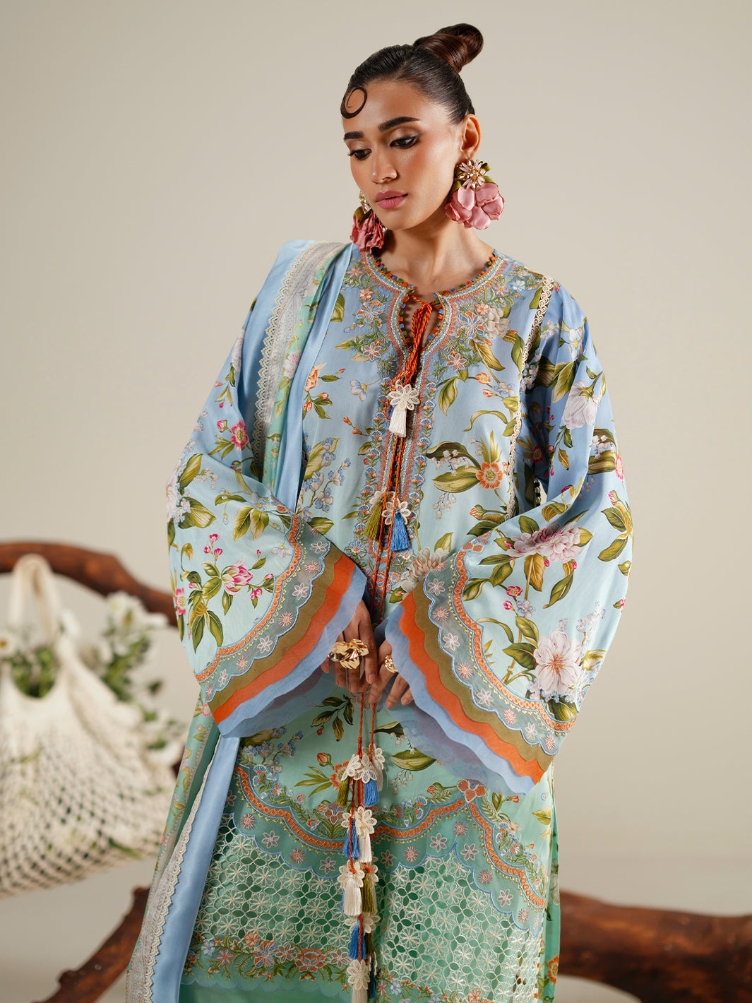 Bin Ilyas | Eres Bonita Viscose 25 | 1105-B - Ladies Clothes - Maria Faisal