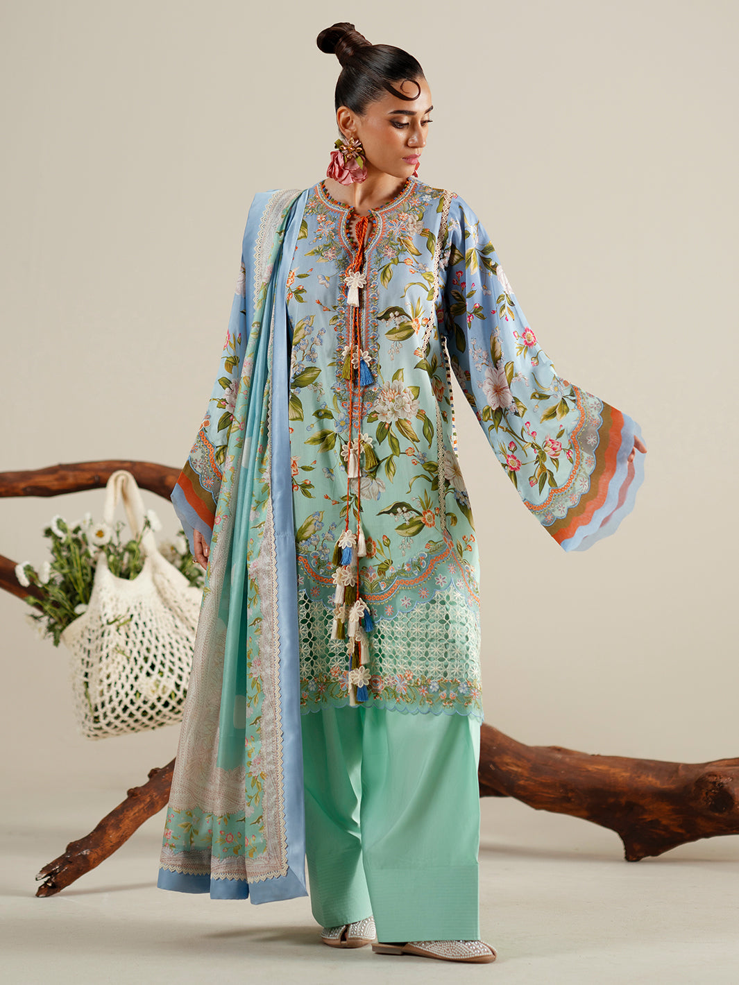 Bin Ilyas | Eres Bonita Viscose 25 | 1105-B - Ladies Clothes - Maria Faisal