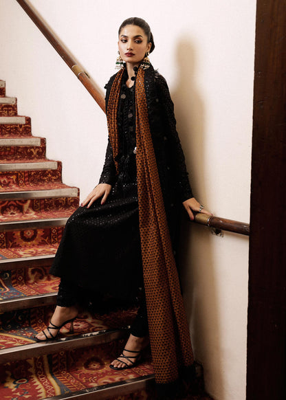 Hussain Rehar | Luxury Pret SS 24 | Khaki - Waniyas