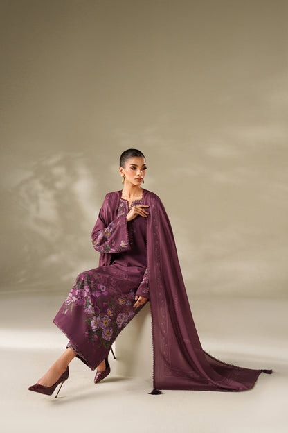 Iznik | Winter Chapter 25 | UE-566 Printed Khaddar - Casual Dress - available at Maria Faisal in UK and USA.