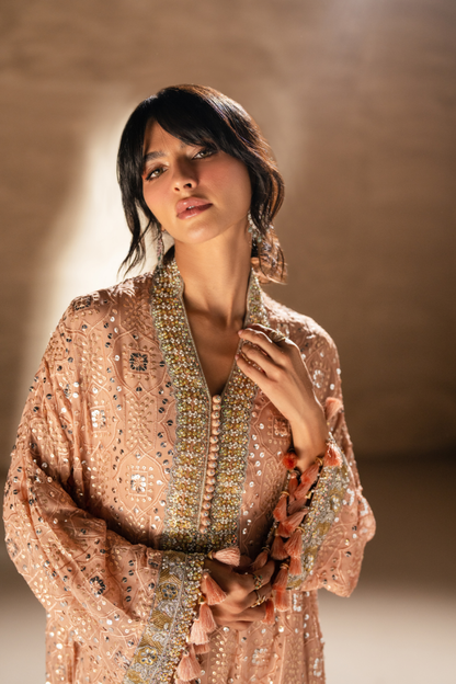 Sana Abbas | Zalea Formals | RHEA - Formal Dress - available at Maria Faisal in UK and USA.