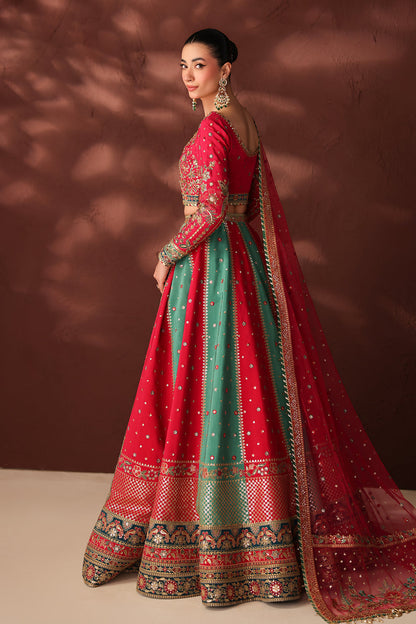 Baroque | Formals Collection | EMBROIDERED SILK UF-4489 - Formal Dress - available at Maria Faisal in UK and USA.