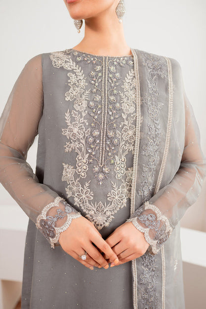 Baroque | Luxury Pret 25 | EMBROIDERED CHIFFON PR-991 - Ladies Clothes - Maria Faisal