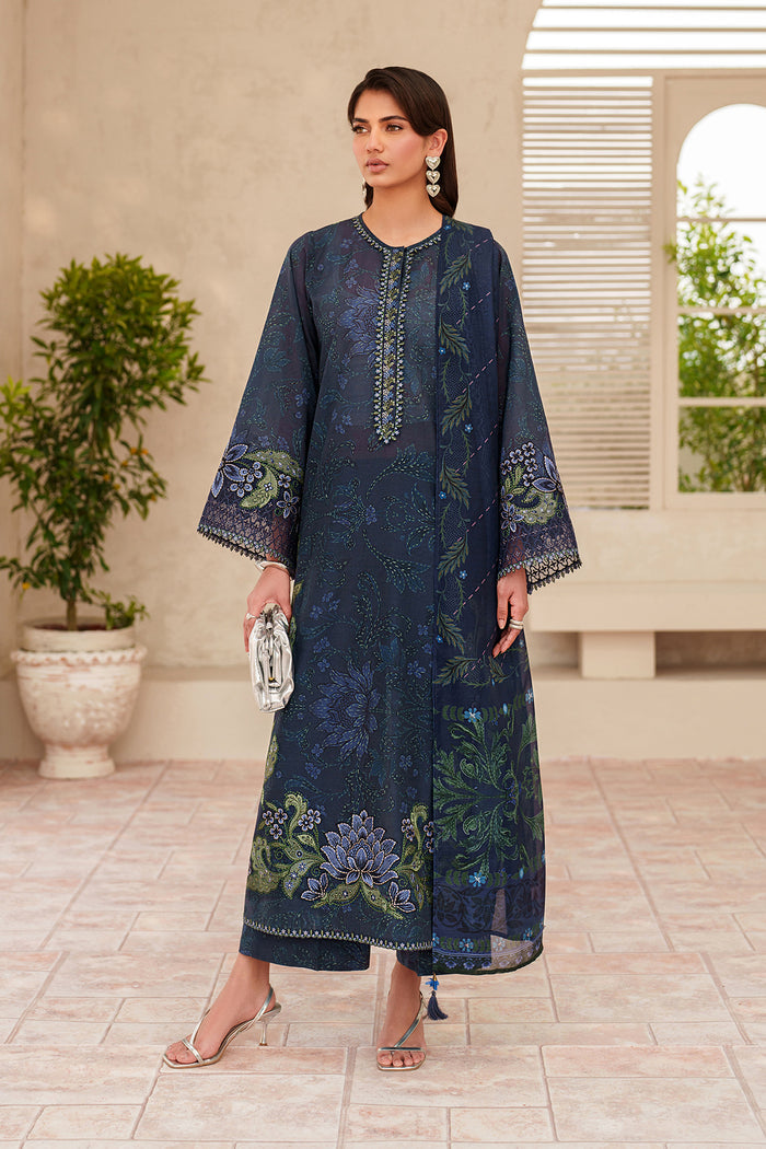 Baroque | Luxury Pret Summer | UF-4404 - Luxury Dress - available at Maria Faisal in UK and USA.