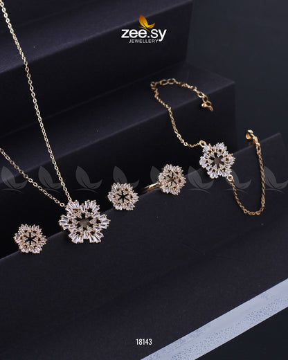 Snowflake Pendant Set - Pendants 