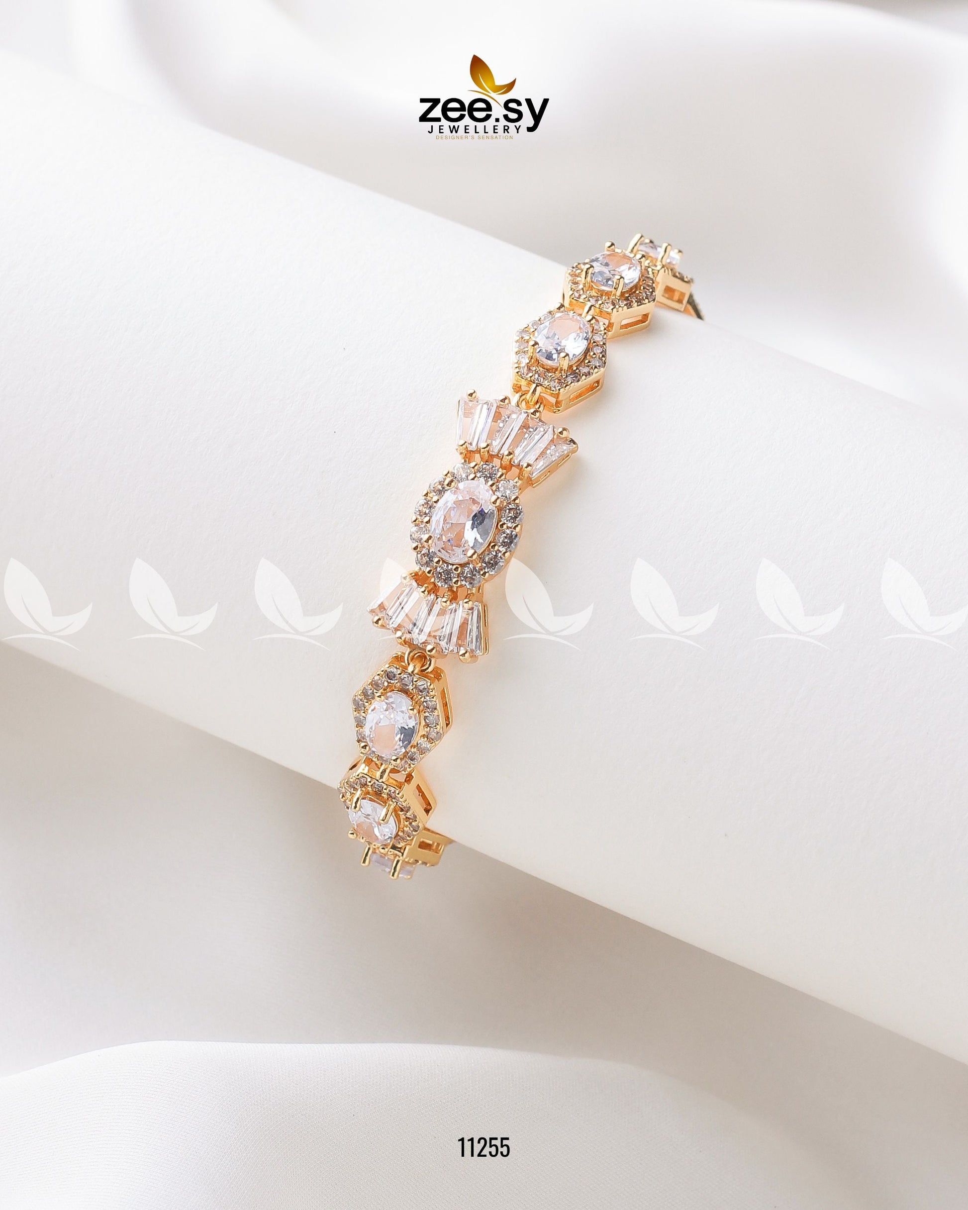 Mogra Bracelets - Designer Dress with Intricate embroidery and embellishments. Shop elegent wedding dress at Maria Faisal.