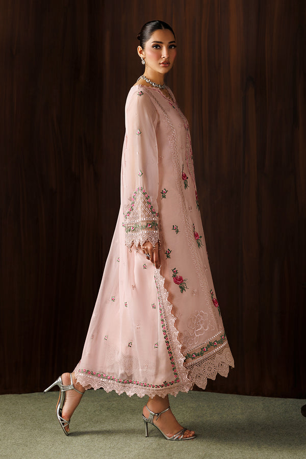 Baroque | Formals Collection | EMBROIDERED CHIFFON UF-4439 - Formal Dress - available at Maria Faisal in UK and USA.