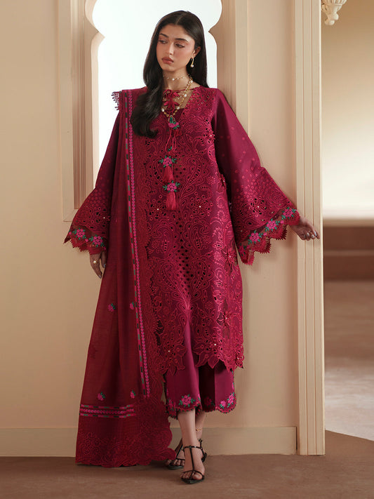 Bin Ilyas | Mashriq Luxury Lawn 26 | D-113-B - Luxury Dress - available at Maria Faisal in UK and USA.