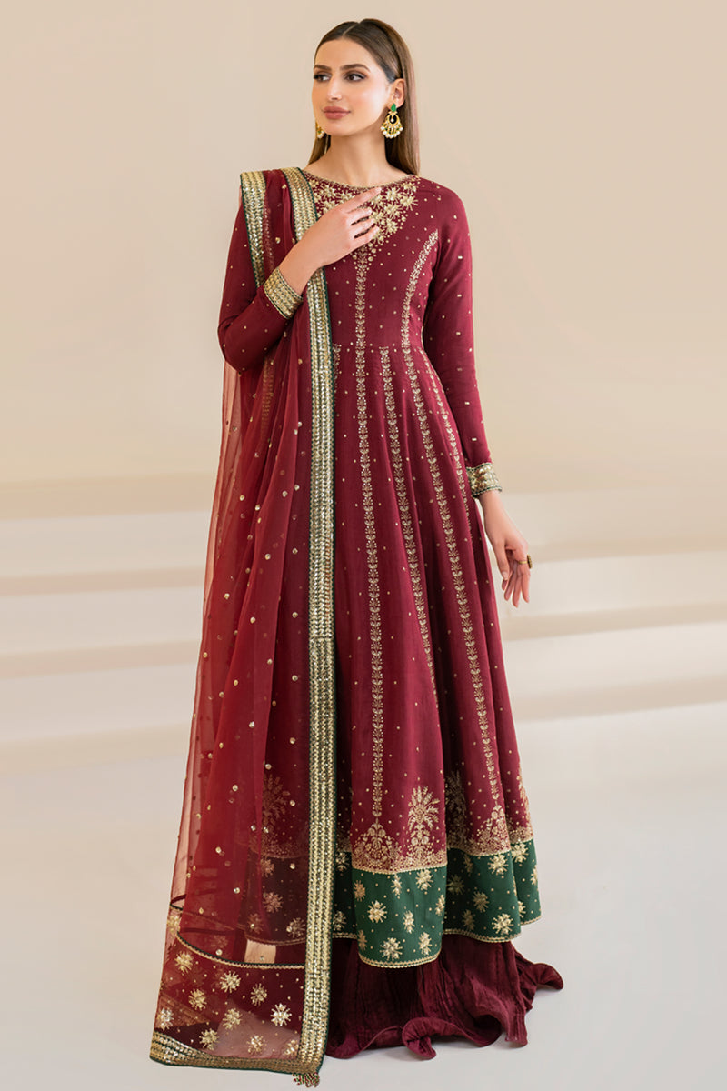 Jazmin | Formals Collection | Raw Silk UR-7018 - Ladies Clothes - Maria Faisal