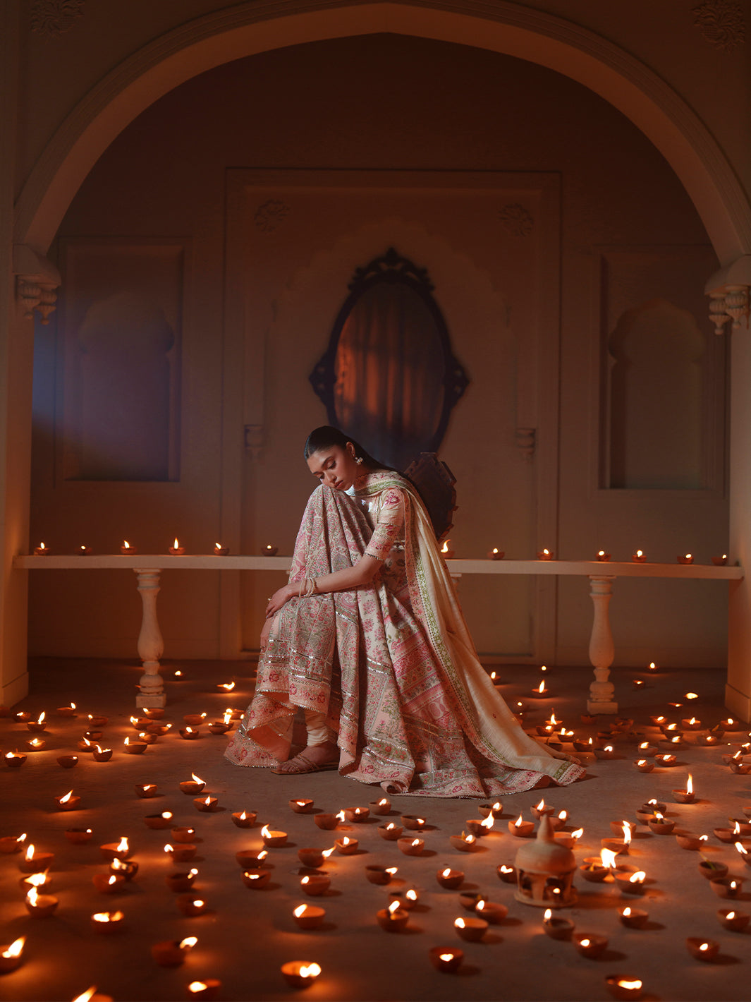 Bin Ilyas | Mashriq Luxury Lawn 26 | D-115-A - Luxury Dress - available at Maria Faisal in UK and USA.