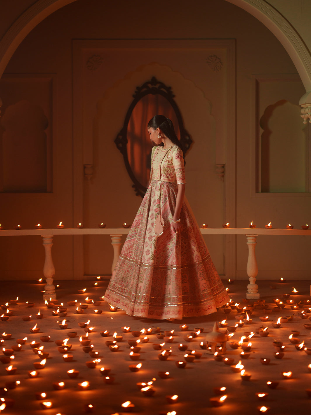 Bin Ilyas | Mashriq Luxury Lawn 26 | D-115-A - Luxury Dress - available at Maria Faisal in UK and USA.