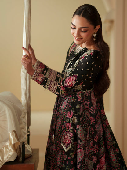 Bin Ilyas | Mashriq Luxury Lawn 26 | D-115-B - Luxury Dress - available at Maria Faisal in UK and USA.