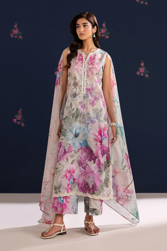 Baroque | Luxury Summer Pret | UF-4458 - Luxury Dress - available at Maria Faisal in UK and USA.