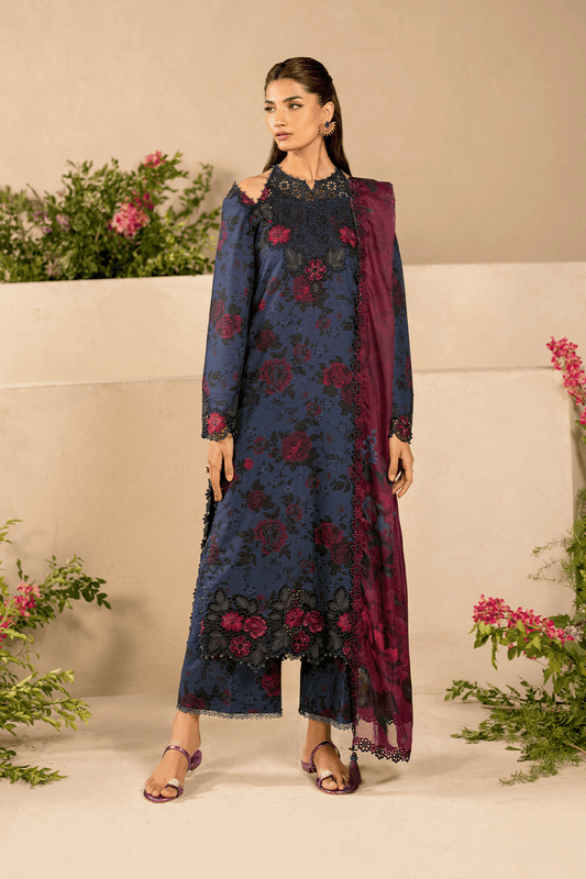 Iznik | Festive Lawn 25 | EFL-12 by Maria Faisal - Registered Vendor of : Iznik - type : Ladies Clothes - 100% original wedding dresses