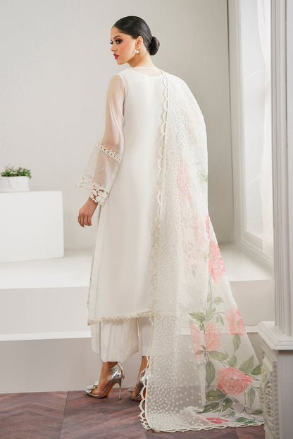 Baroque | Formals Collection | EMBROIDERED ORGANZA UF-526 - Formal Dress - available at Maria Faisal in UK and USA.