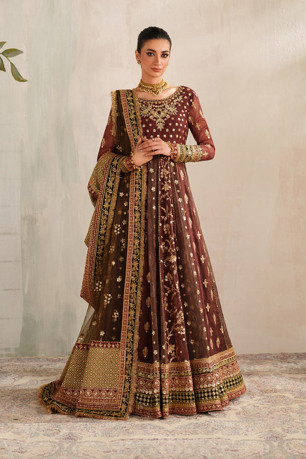 Baroque | Formals Collection | EMBROIDERED CHIFFON UF-4376 - Formal Dress - available at Maria Faisal in UK and USA.