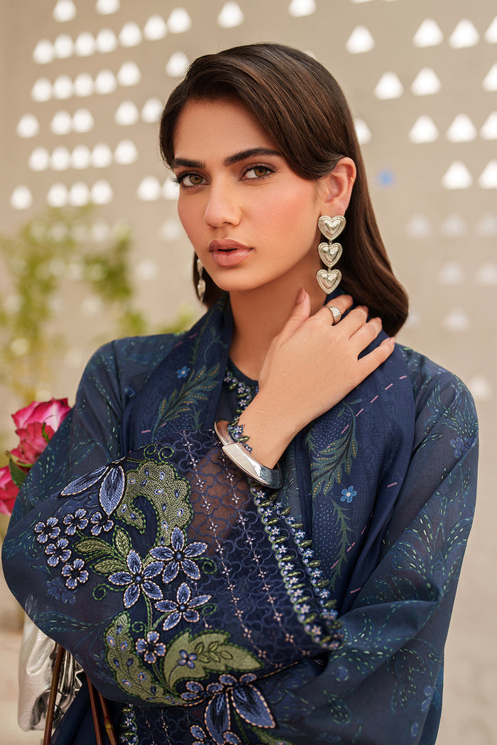Baroque | Luxury Pret Summer | UF-4404 - Luxury Dress - available at Maria Faisal in UK and USA.
