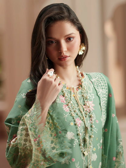 Bin Ilyas | Mashriq Luxury Lawn 26 | D-117-A - Luxury Dress - available at Maria Faisal in UK and USA.