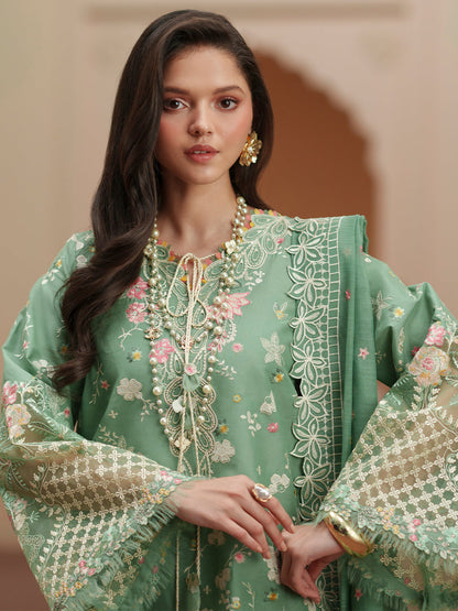Bin Ilyas | Mashriq Luxury Lawn 26 | D-117-A - Luxury Dress - available at Maria Faisal in UK and USA.