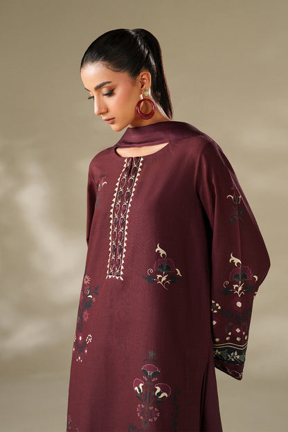 Iznik | Winter Chapter 25 | UE-570 Printed Khaddar - Casual Dress - available at Maria Faisal in UK and USA.