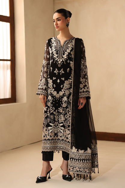 Baroque | Formals Collection | EMBROIDERED CHIFFON UF-4490 - Formal Dress - available at Maria Faisal in UK and USA.