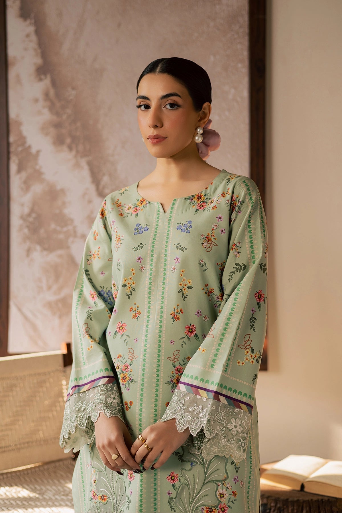 Vanya | Co Ords | CO-131 - Casual Dress - available at Maria Faisal in UK and USA.