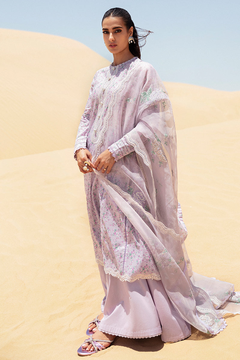 Cross Stitch | Eid Lawn 24 | LAVENDER - Designer Dress with Intricate embroidery and embellishments. Shop elegent wedding dress at Maria Faisal.