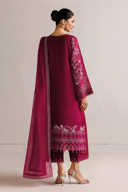 Baroque | Formals Collection | EMBROIDERED COTTON NET UF-4511 - Formal Dress - available at Maria Faisal in UK and USA.