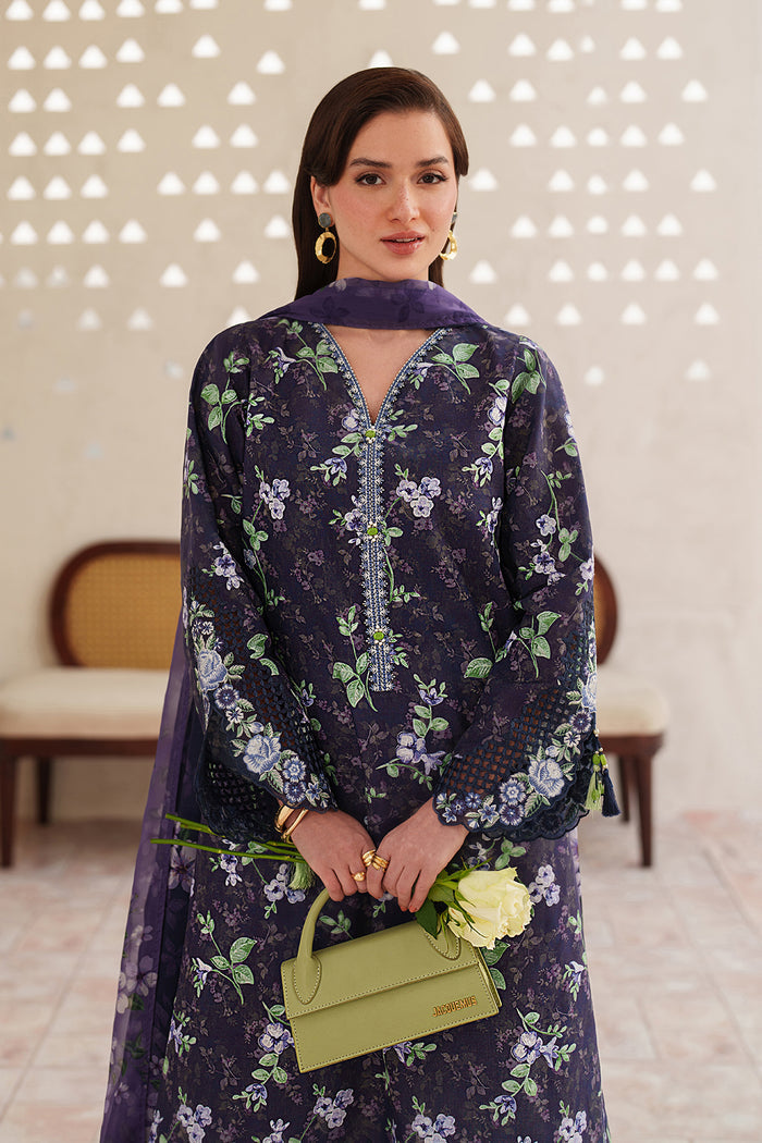 Baroque | Luxury Pret Summer | UF-4405 - Luxury Dress - available at Maria Faisal in UK and USA.